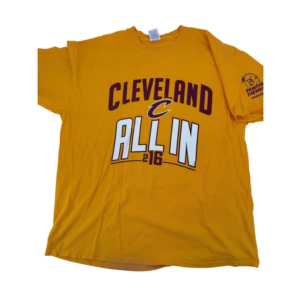 Cleveland Cavaliers All In 2016 Phantom Fireworks T Shirt XL‎